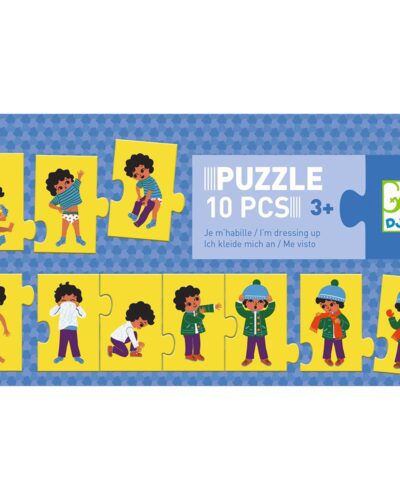 Djeco Παζλ Ταξινόμησης 10 τμχ. Μαθαίνω να ντύνομαι - FSC MIX