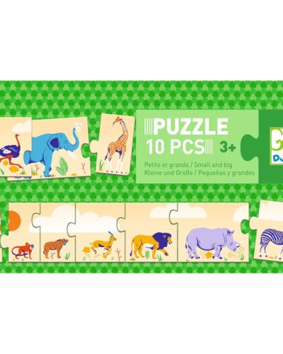 Djeco Παζλ Ταξινόμησης 10 τμχ. Μικρό & Μεγάλο