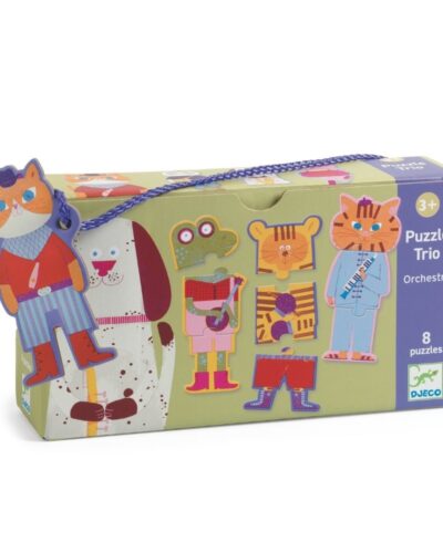 Djeco 8 παζλ με 3 κομμάτια