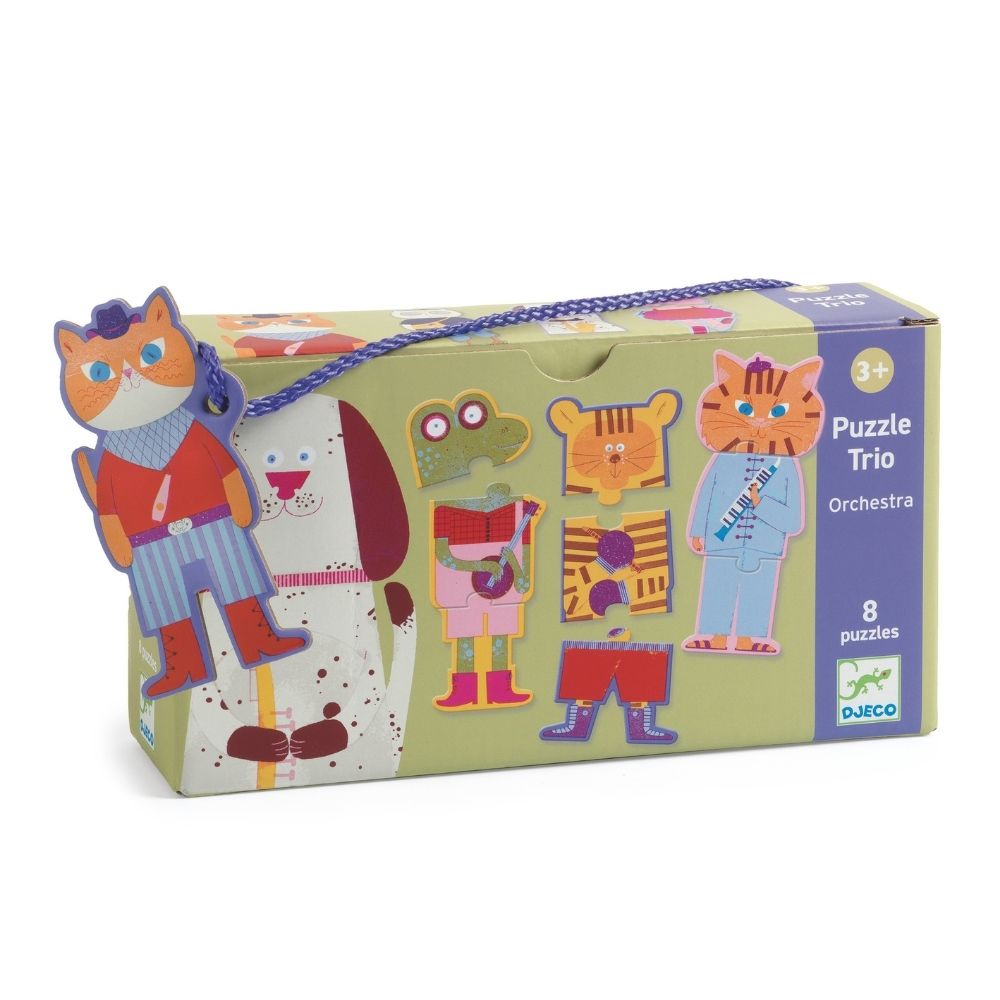 Djeco 8 παζλ με 3 κομμάτια