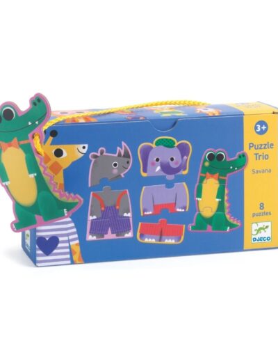 Djeco 8 Παζλ με 3 κομμάτια