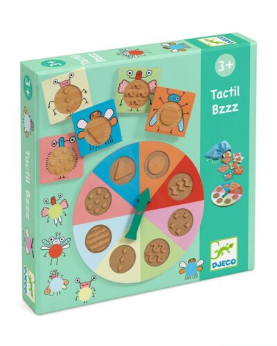 Djeco Εκπαιδευτικό Λότο αφής με Ζωάκια και Μοτίβα