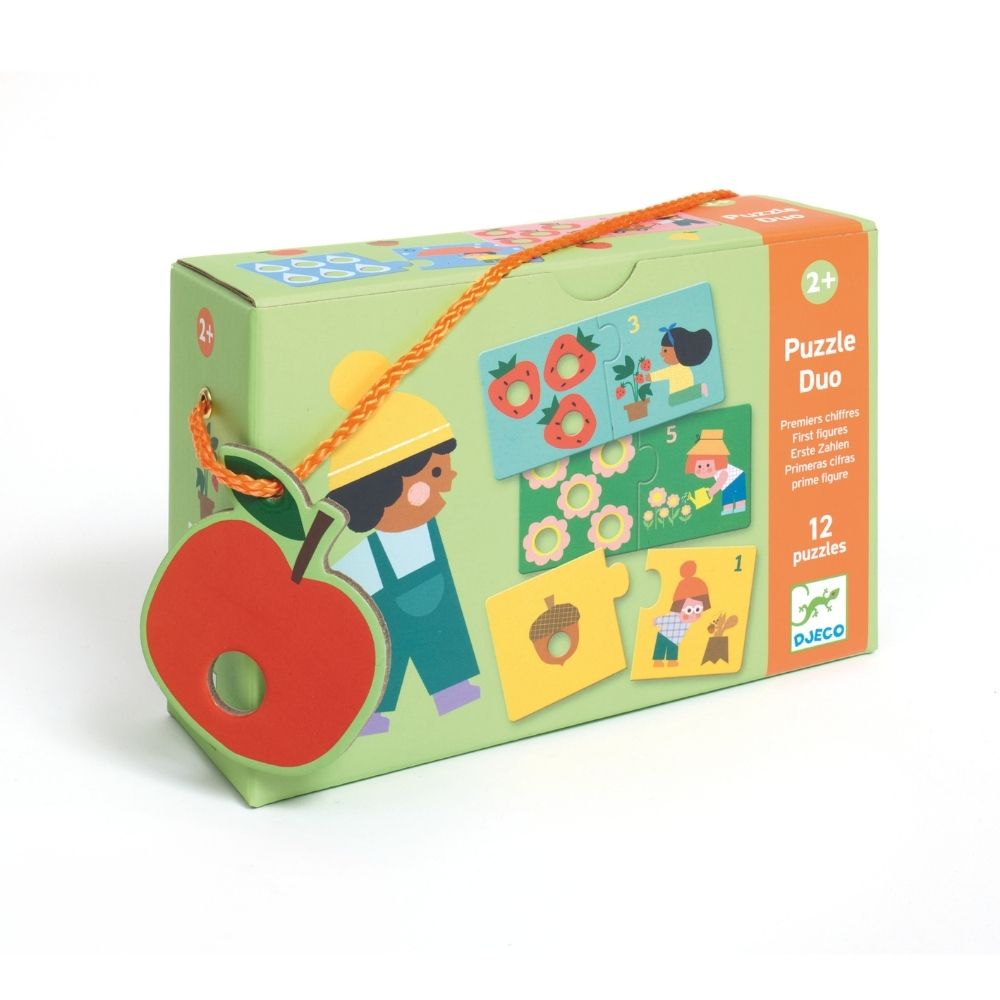 Djeco 12 Παζλ με 2 κομμάτια