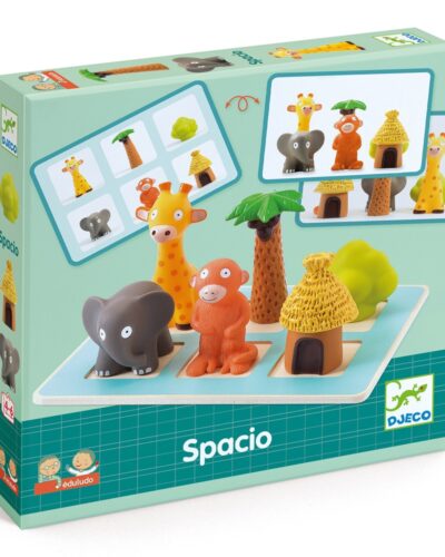 Djeco Εκπαιδευτικό Eduludo Αντίληψης χώρου Ζωάκια Ζούγκλας
