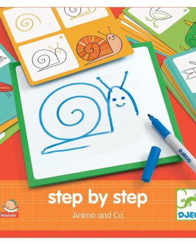 Djeco ζωγραφική βήμα-βήμα Ζωάκια