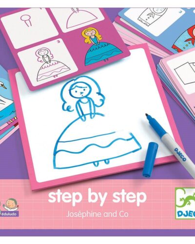 Djeco Ζωγραφική βήμα-βήμα Πριγκίπισσα Ζοζεφίν