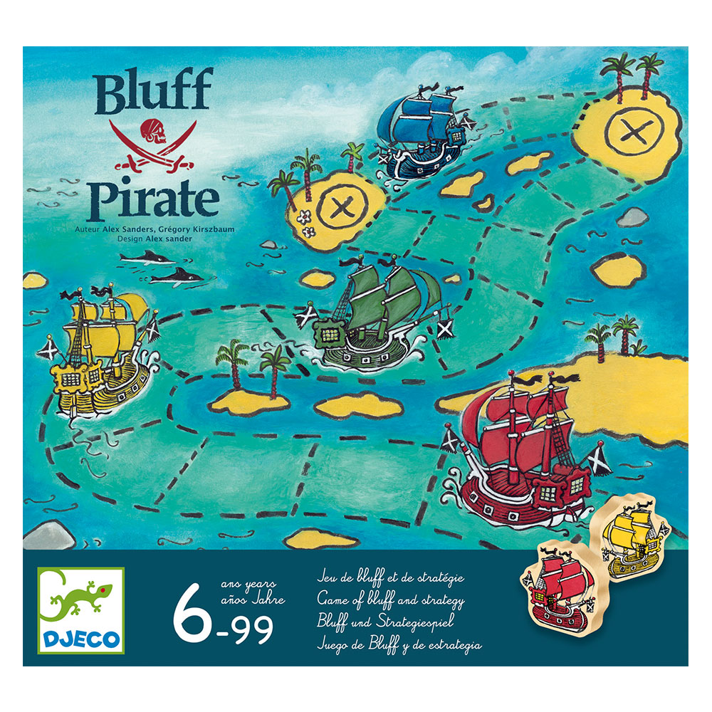 Djeco Επιτραπέζιο Bluff Pirate Djeco Επιτραπέζιο Bluff Pirate