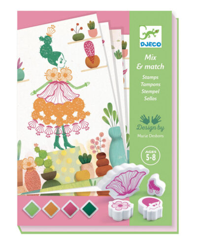 Djeco Δημιουργώ με σφραγίδες Κορίτσια των λουλουδιών