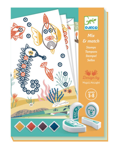 Djeco Δημιουργώ με σφραγίδες Ζωάκια