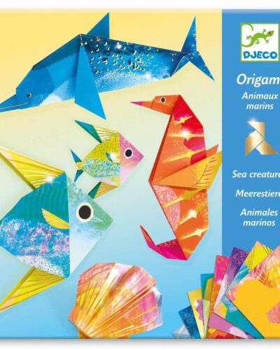 Djeco Οριγκάμι κατασκευή με μεταλλικό εφέ Ψαράκια