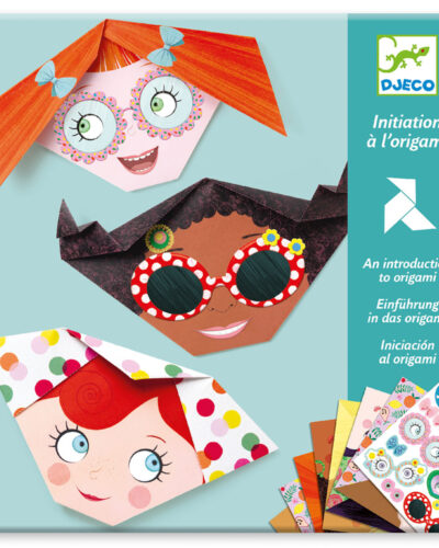 Djeco Οριγκάμι κατασκευή Προσωπάκια κοριτσιών