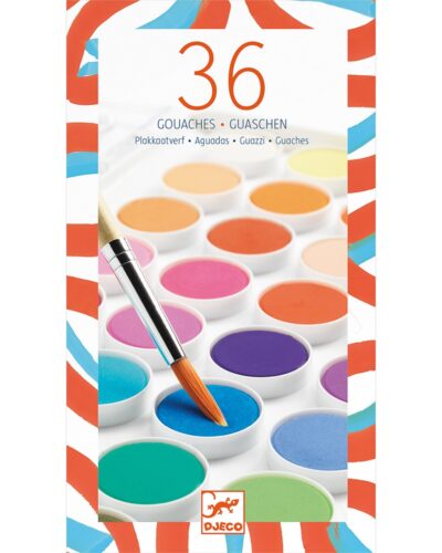 Djeco Νερομπογιές - 36 χρώματα..