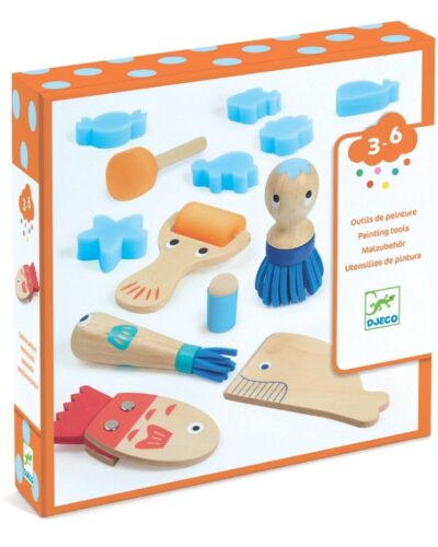 Djeco σετ πρωτότυπων εργαλείων ζωγραφικής