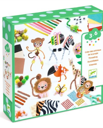 Djeco Σετ καλλιτεχνικών & δημιουργικής απασχόλησης Ζώα Ζούγκλας