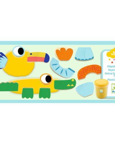 Djeco Χειροτεχνία με πλαστοζυμαράκι Αστεία ζωάκια