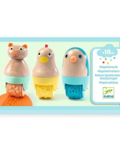 Djeco 3 Σφραγίδες που Ρολάρουν για Πλαστοζυμαράκι