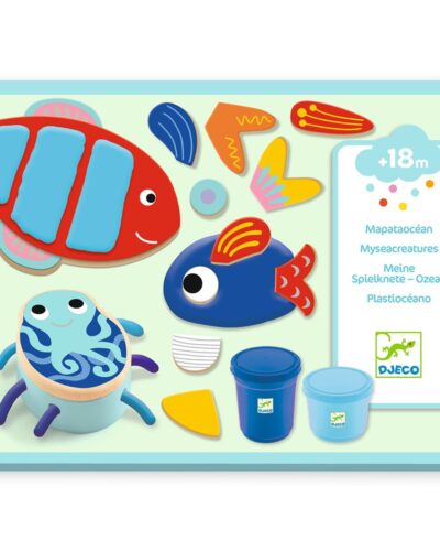 Djeco Χειροτεχνία με πλαστοζυμαράκι 'Θαλάσσια Ζωάκια'