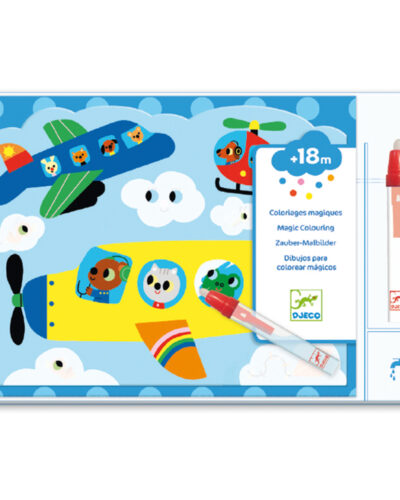Djeco Ζωγραφίζω με μαρκαδόρο με νερό  Αεροπλανάκια
