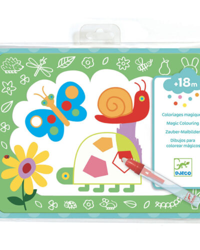 Djeco Μαγική ζωγραφική με μαρκαδόρο με νερό Ζωάκια και αντικείμενα