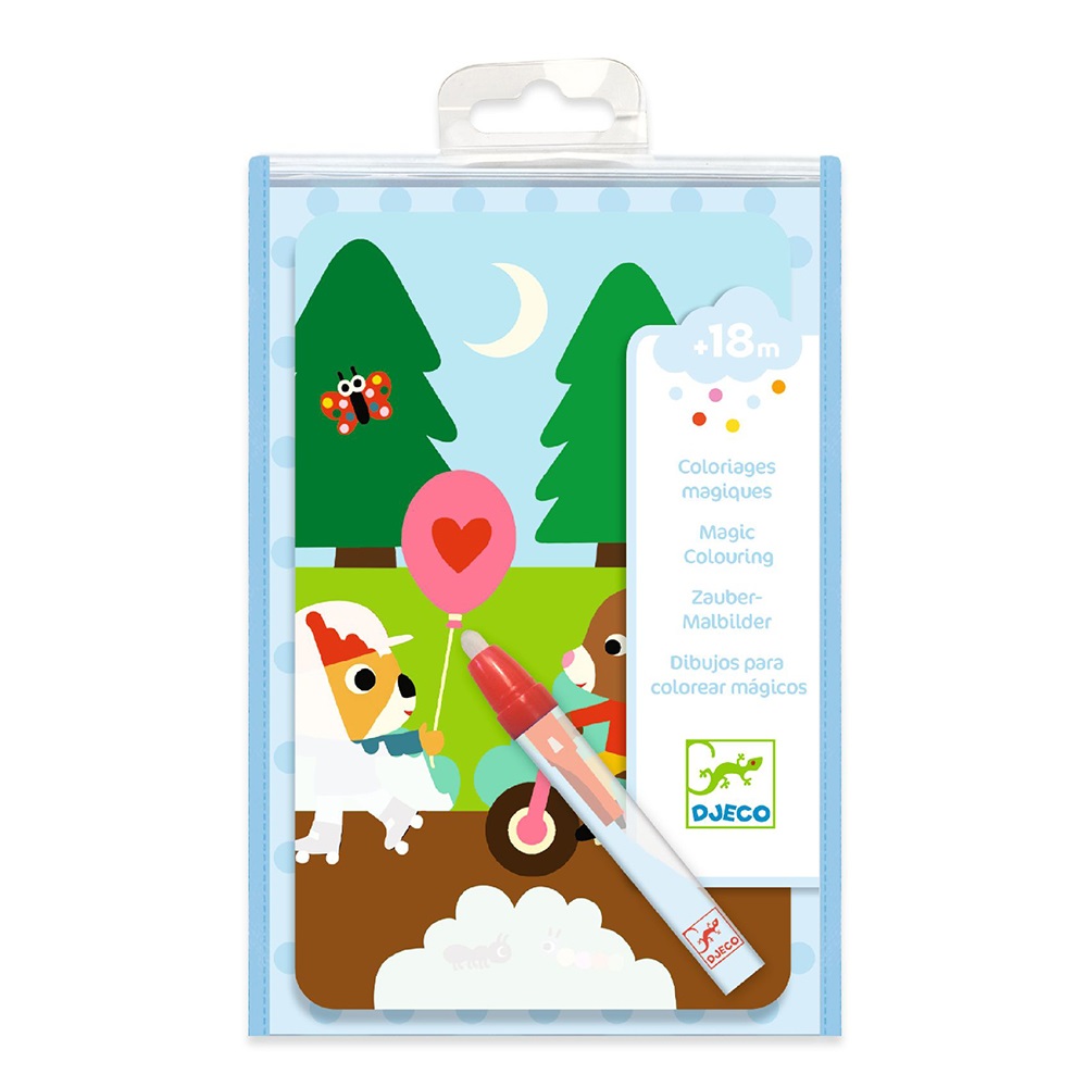 Djeco Ζωγραφίζω με μαρκαδόρο με νερό Djeco Ζωγραφίζω με μαρκαδόρο με νερό