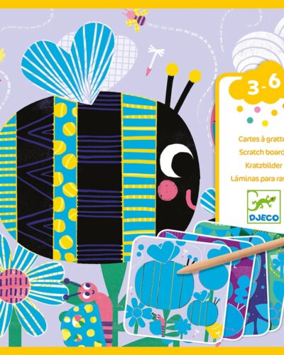 Djeco Ανακαλύπτω ξύνοντας την εικόνα Έντομα