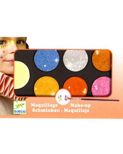 Djeco παλέτα μακιγιάζ 6 χρώματα Μεταλλικά΄