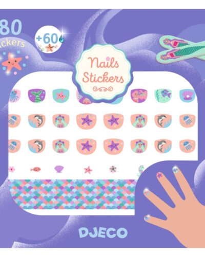 Djeco αυτοκόλλητα νυχιών