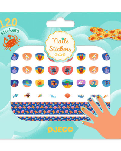 Djeco αυτοκόλλητα νυχιών