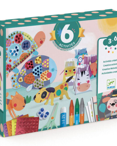 Djeco δημιουργικές δραστηριότητες Τα ζωάκια και τα σπιτάκια τους