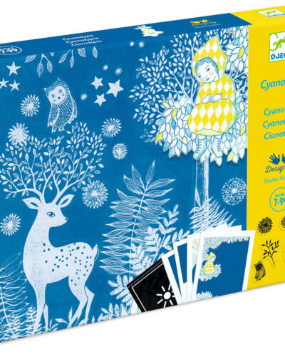 Djeco δημιουργώ εικόνες σε χαρτί κυανοτυπίας