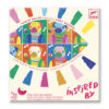 Djeco Inspired by Andy Warhol – Δημουργώ με αυτοκόλλητα Pop πορτραίτα ζώων