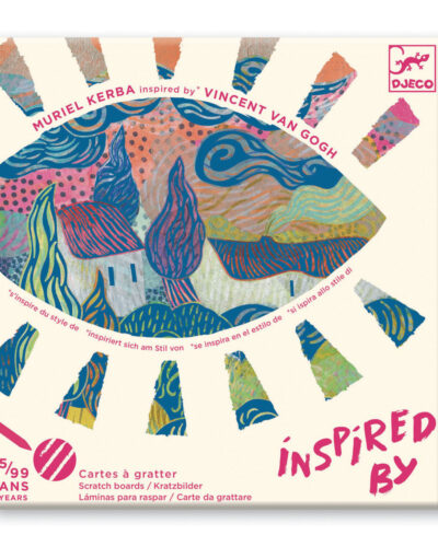 Djeco Inspired by Vincent Van Gogh- Δημιουργώ ξύνοντας Τοπία