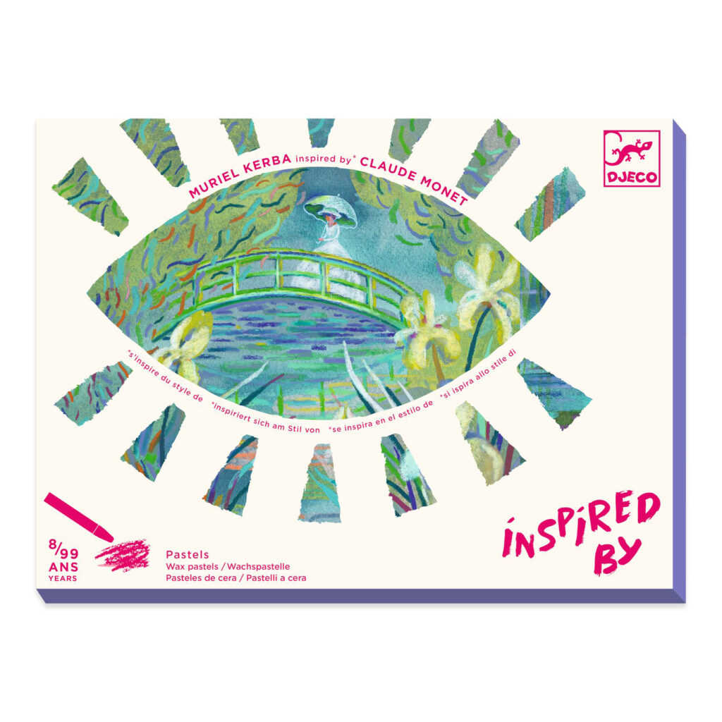 Djeco Inspired by Monet- Ιμπρεσιονισμός-Ζωγραφίζω με κηρομπογιές