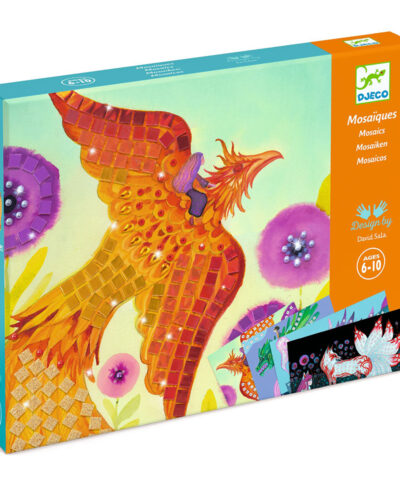 Djeco Μωσαϊκό με αυτοκόλλητα μεταλλικό εφέ