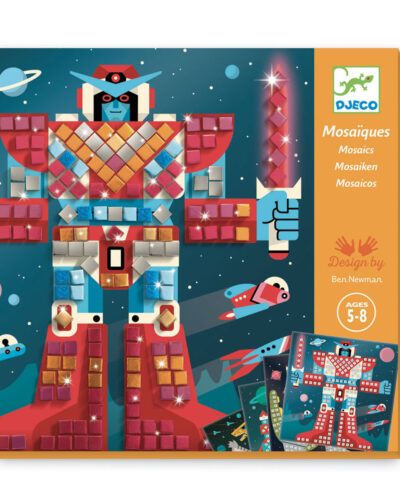 Djeco Κατασκευή μωσαϊκό με μεταλλικό εφέ Μάχη στο διάστημα