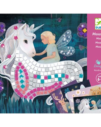 Djeco Κατασκευή μωσαϊκό με γκλίτερ Μονόκερος
