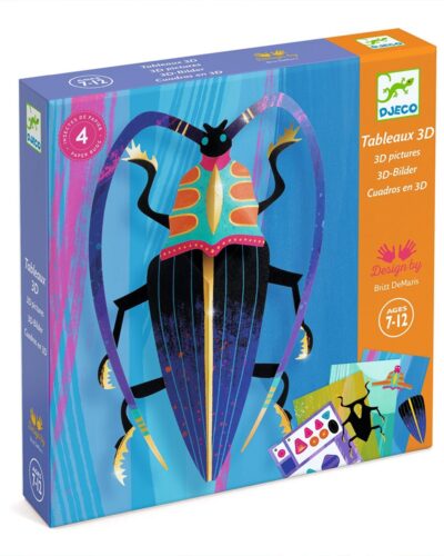 Djeco Κατασκευάζω με χαρτί τρισδιάστατο Σκαθάρια