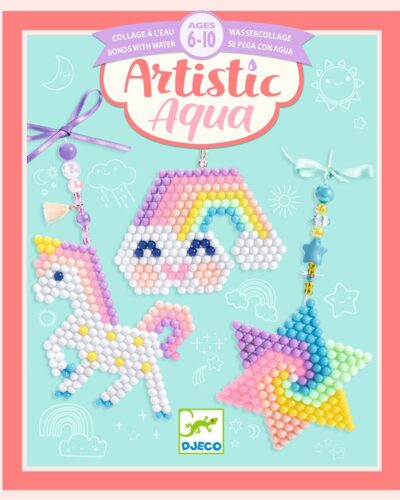 Djeco Artistic κατασκευάζω κρεμαστά με χάντρες και νερό Ουράνιο Τόξο