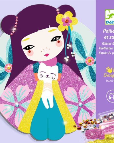 Djeco Δημιουργώ με γκλίτερ & στρας Γκέισες