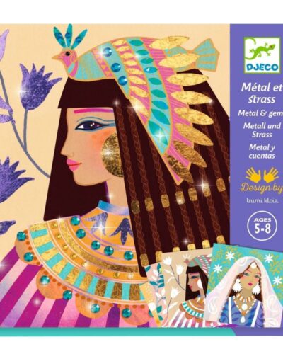 Djeco χειροτεχνία με φύλλα χρυσού και στρας