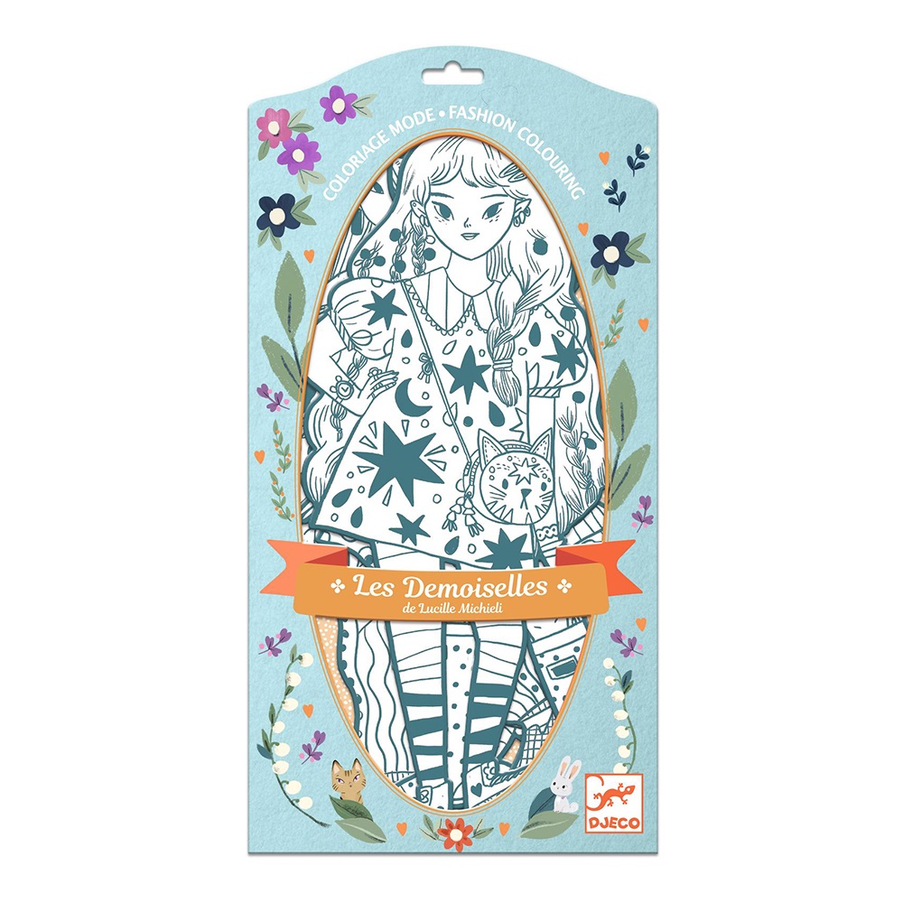 Djeco Ζωγραφίζω 4 Φιγούρες κορτίτσια