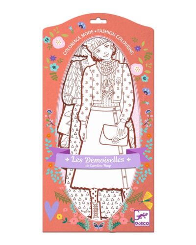 Djeco Ζωγραφίζω 4 Φιγούρες κορτίτσια