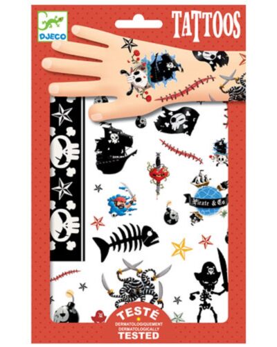 Djeco Τατουάζ Πειρατές