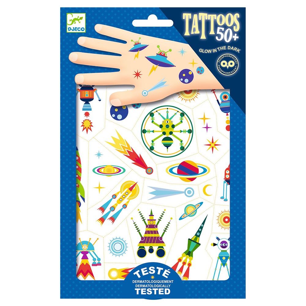 Djeco Τατουάζ που φωσφορίζουν στο σκοτάδι