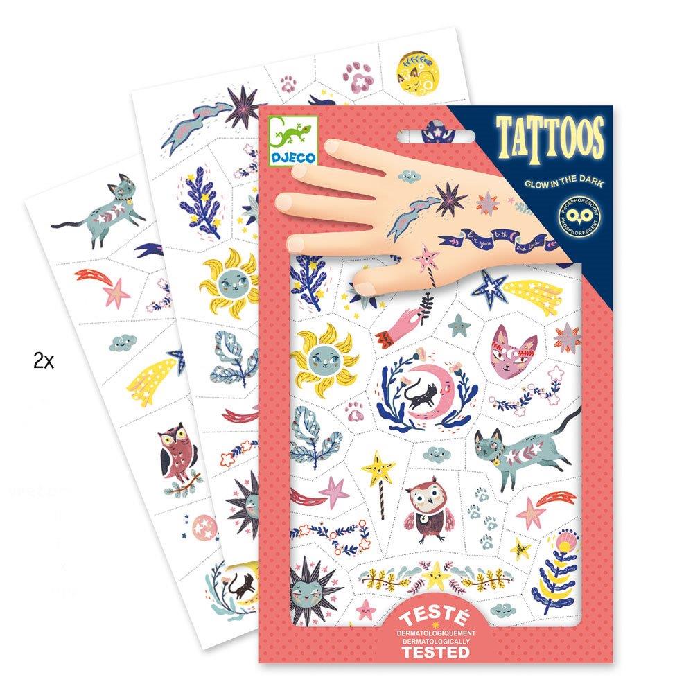 Djeco Τατουάζ που φωσφορίζουν στο σκοτάδι