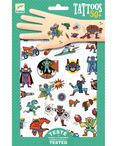 Djeco Τατουάζ με μεταλλιζέ λεπτομέρειες