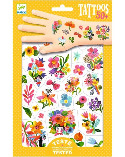 Djeco Τατουάζ Λουλούδια