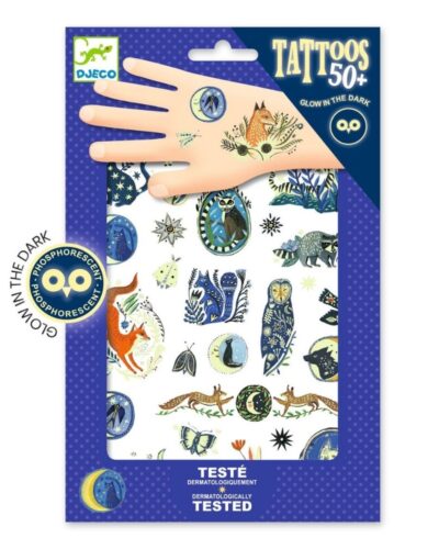 Djeco τατουάζ που φωσφορίζουν στο σκοτάδι
