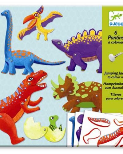Djeco Κατασκευάζω μαριονέτες Δεινόσαυροι