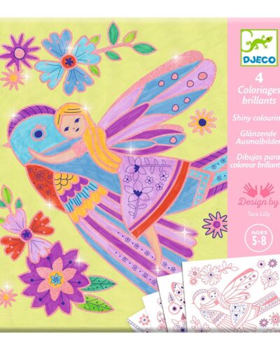 Djeco Ζωγραφίζω εικόνα με μεταλλιζέ λεπτομέρειες